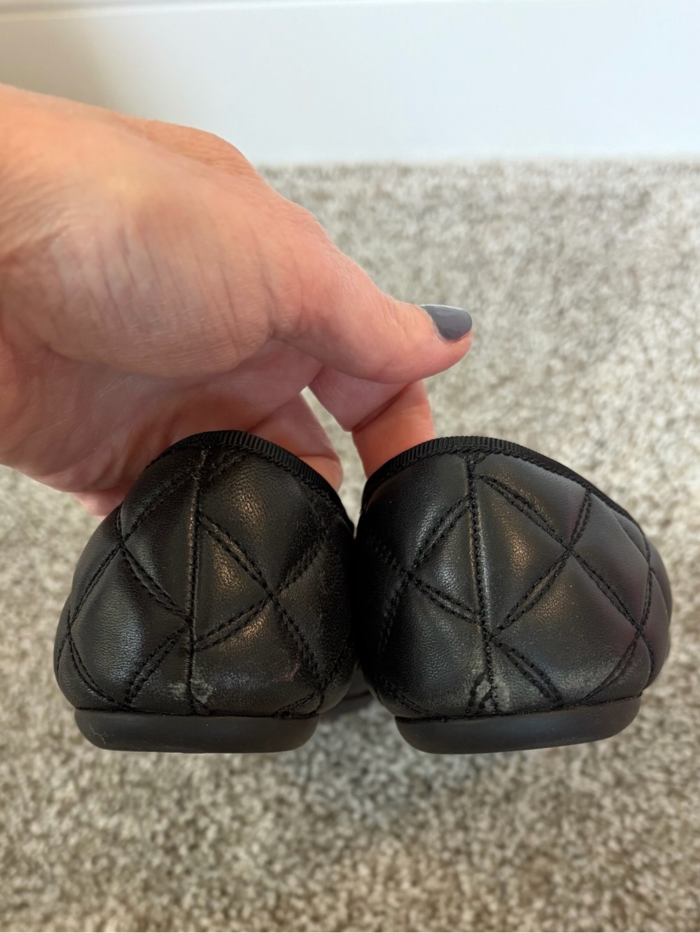 kate spade Black Quilted Bow Ballet Flats - Picture 4 of 4